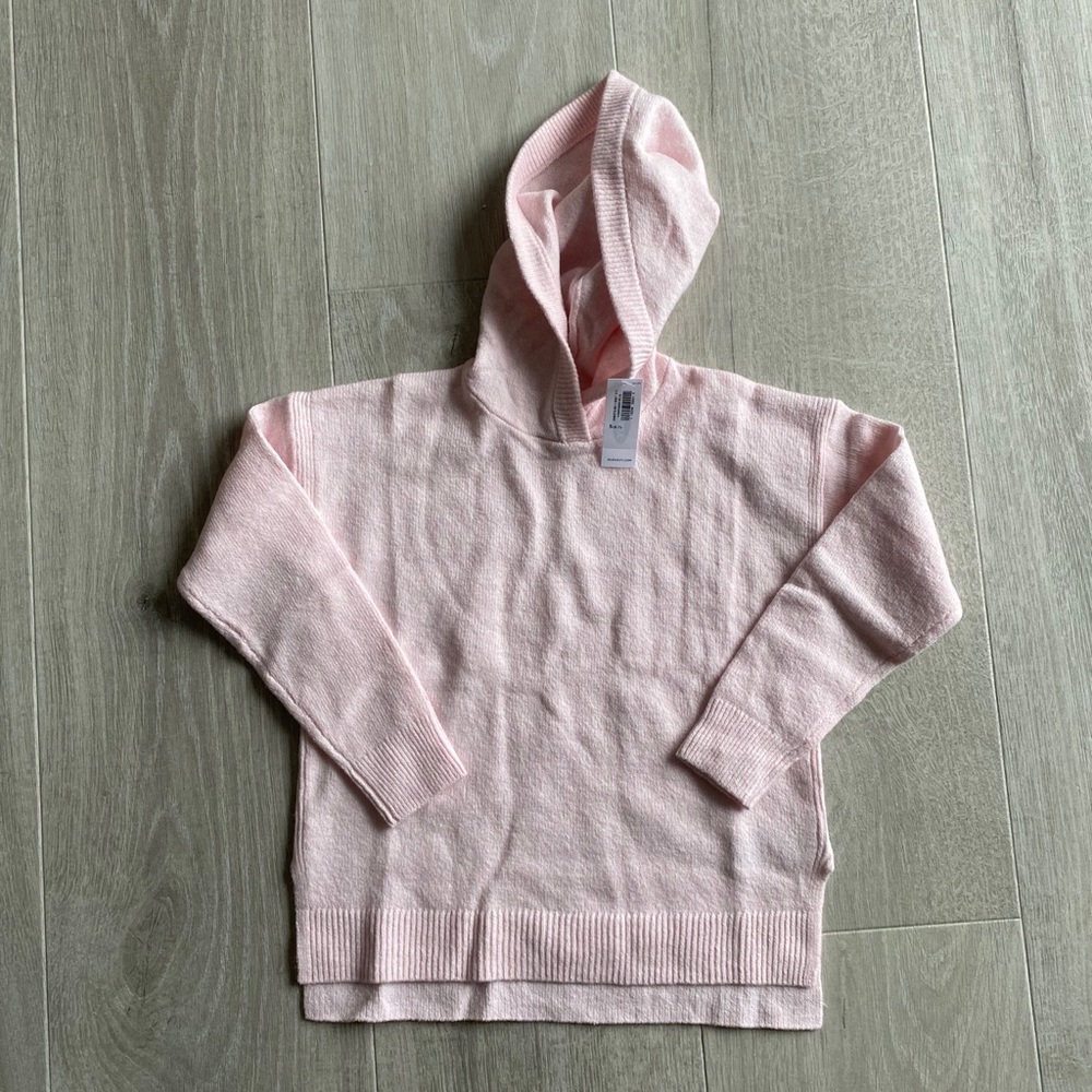 NWT Old Navy Girls Pink Hoodie Sweater Small 6 7